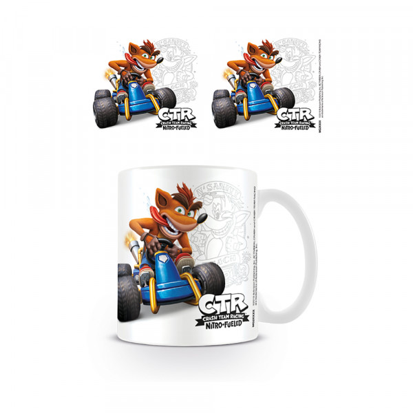 Pyramid Coffee Mug Crash Team Racing: Crash Emblem